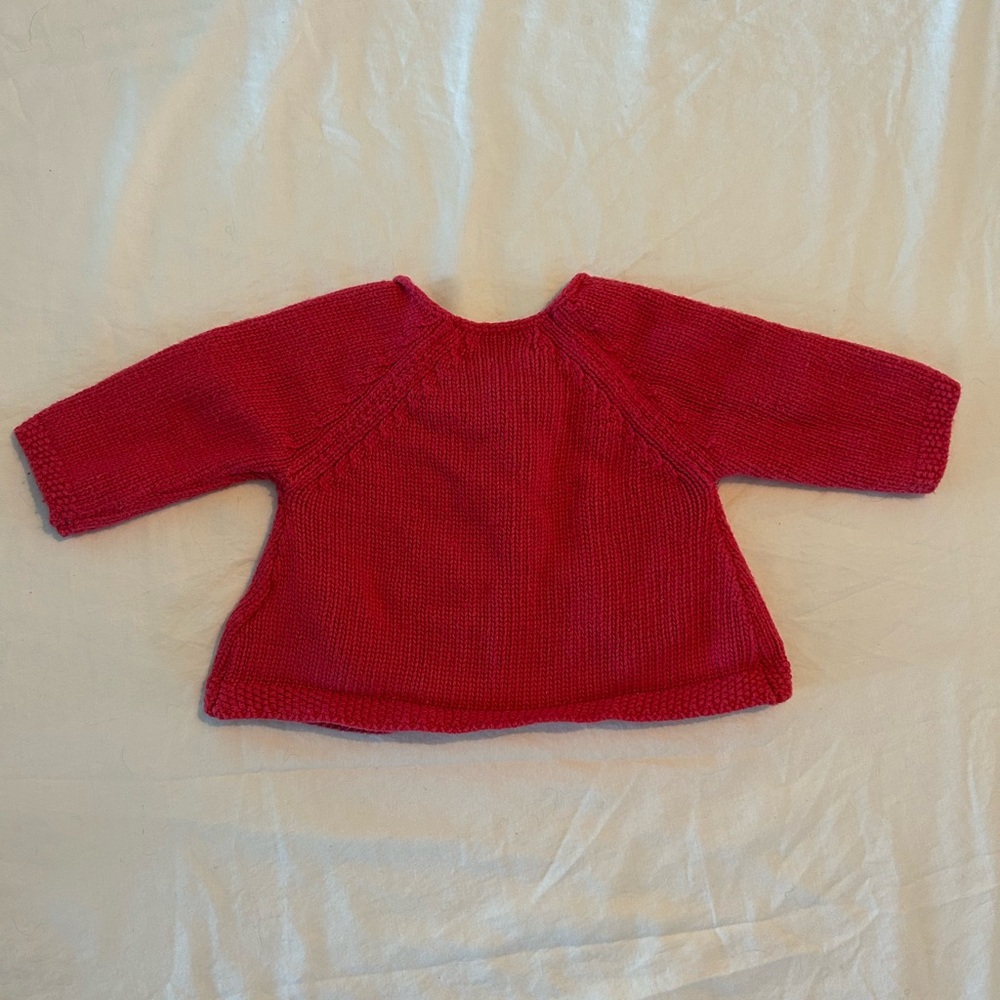 Baby Boden Magenta Cardigan - Picture 3 of 5